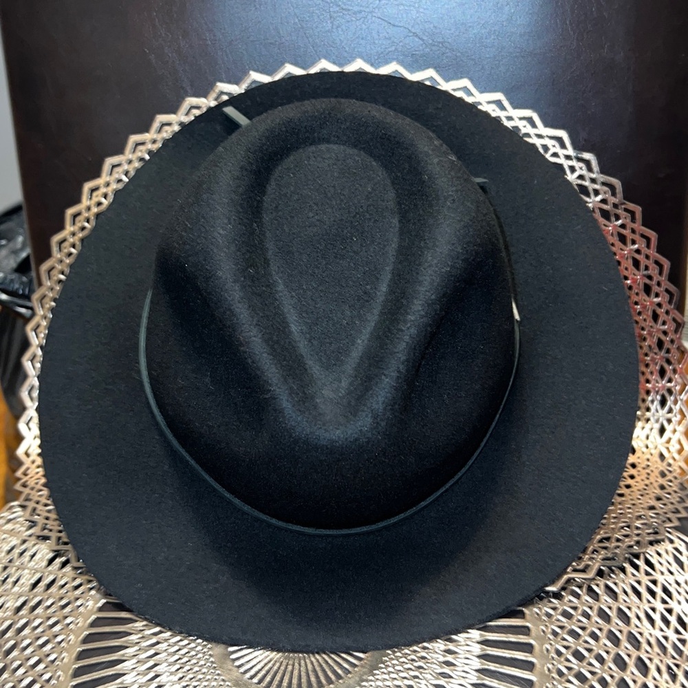 Brixton Black Wool Fedora - Picture 3 of 7
